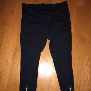 lululemon black workout leggings with pockets